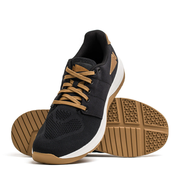 <tc>Ballistic Trainers</tc> - Negro + Blanco con punta de lanza reflectante Coyote