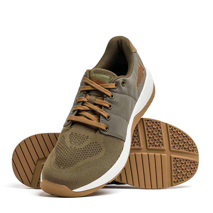 <tc>Ballistic Trainers</tc> - Verde Ranger + Blanco con punta de lanza reflectante Coyote