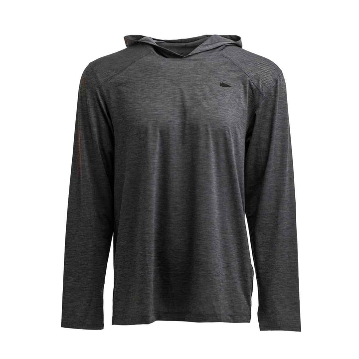 White Background Men's Sun Hoodie - ToughMesh Charcoal