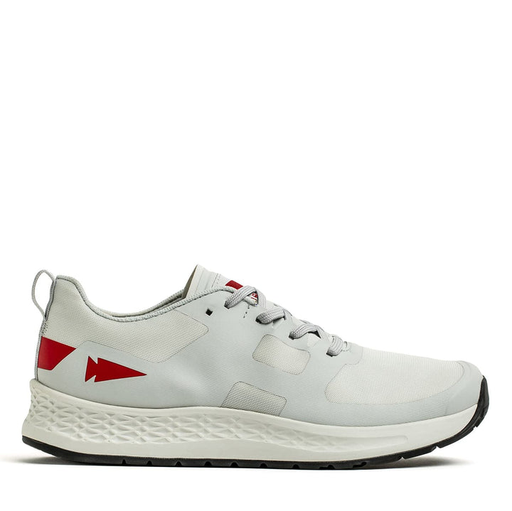 Rough Runner - Light Grey + Red