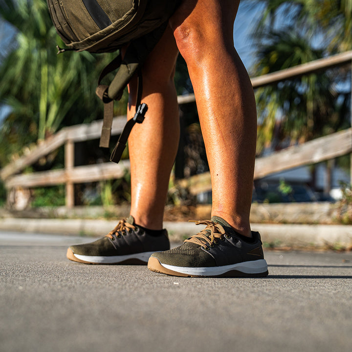 Ballistic Trainers - Ranger Green + White W / Coyote Reflective Spearhead